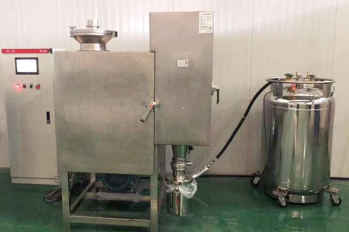 液氮冷凍超低溫粉碎設備應用領域分享